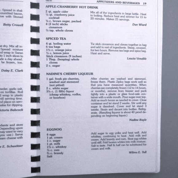 "Feed My Flock" Spiral-Bound Church Cookbook By Westminster Presbyterian Church - Picture 6 of 6